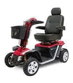 Scooter &eacute;lectrique de mobilit&eacute; r&eacute;duite et handicap&eacute; Dolcevita Grand XXL en rouge